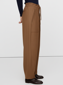 Women's Commuter Cotton And Linen Blend Trousers ZMZ1788A1K