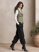 Women's Frayed Tweed Notch Lapel Fitted Vest ZMZ1774I3YZH