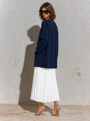 Women's Casual Round-Neck Jacket And Skirt Two-Piece Set ZMZ2750G7XT