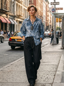 Women's Vintage Casual Cotton-Linen Printed Long-Sleeve Loose Shirt ZMZ3050G2ZYY