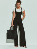 Women's Solid-Color High-Waisted Jumpsuit ZMZ0728E5XT