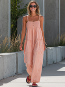 Women's Casual Retro Washed Suspender Jumpsuit ZMZ0981E6XT