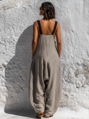Women's Casual Loose Cotton Pocket Overalls ZMZ2164E2XT