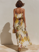 Women's Floral Chiffon Print Spaghetti Strap Romantic Vacation Maxi Dress ZMZ2764E8XT