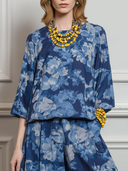 Women's Loose-Fit Casual Floral Print Top And Pants Two-Piece Set ZMZ2942E7XT