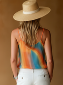 Women's Resort Vibrant Colorful Chiffon Camisole ZMZ2954E8SWL