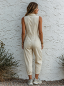 Women's Solid Color Casual Pocket Pullover Jumpsuit ZMZ0272F5XT