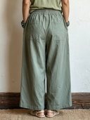 Women's Retro Casual Cotton Washed Loose Straight Leg Pants ZMZ1028F2ZJY