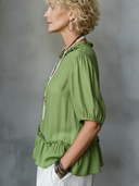 Women's Casual Vintage Tencel-Cotton-Linen Crew-Neck Short-Sleeve T-Shirt ZMZ1122F8ZYY