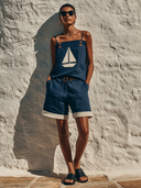 Women's Casual Loose Camisole And Shorts Two-Piece Set ZMZ3096F1XT