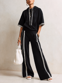 Women's Casual Sporty High-stretch Hoodie And Pants Two-Piece Set ZMZ2799G9SWL
