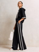 Women's Casual Sporty High-stretch Hoodie And Pants Two-Piece Set ZMZ2799G9SWL