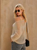 Women's Retro Casual Camisole Pullover Knit Sweater ZMZ3029G5ZJY