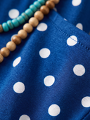 Women Polka Dot Midi Dress Asymmetric Off Shoulder Long Sleeve Loose Cocoon Casual Dress ZMZ2905G9YZH