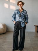 Women's Vintage Casual Cotton-Linen Printed Long-Sleeve Loose Shirt ZMZ3050G2ZYY