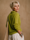 Women's Classic Casual Lapel And Button Placket Knit Cardigan ZMZ2971G1ZYY