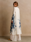 Women's Casual Printed Long-Sleeve Button-Front Long Cardigan ZMZ3031G6XT