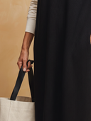 Women Sleeveless Knit Long Vest Dress, Round Neck Loose Midi Pinafore Tunic With Pockets ZMZ1188H8YZH