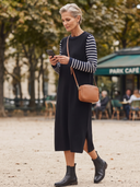 Women Sleeveless Knit Long Vest Dress, Round Neck Loose Midi Pinafore Tunic With Pockets ZMZ1188H8YZH