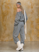 Women's Casual V-Neck Long-Sleeve Sweatshirt ZMZ1107H5XT