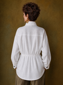 Women's Vintage-Style Casual Stand-Collar Cotton-Linen With Multiple Pockets Jacket ZMZ1440H4ZYY
