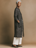 Women's Lightweight Textured Stand-Collar Cardigan Coat ZMZ1368H1XT