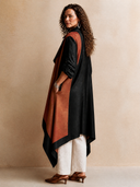 Women's Classic Autumn Faux Suede Color-Block Trench Coat ZMZ1710H3SWL