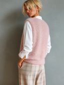 Women's Retro Casual Mohair Knit Crew Neck Sleeveless Tank Top ZMZ1826H4ZJY