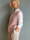 Women's Retro Casual Mohair Knit Crew Neck Sleeveless Tank Top ZMZ1826H4ZJY