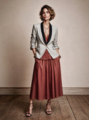 Women's Classic Single-Button Slim-Fit Blazer With Single Back Vent ZMZ2052H0SWL