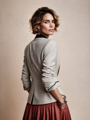 Women's Classic Single-Button Slim-Fit Blazer With Single Back Vent ZMZ2052H0SWL