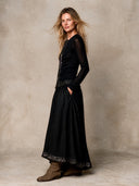 Women's Retro Urban Quiet Luxury Sequined Zipper Top And Skirt Set ZMZ2157H0ZJY
