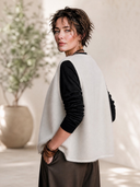Women's Vintage-style Elegant V-neck Single-breasted Knit Vest ZMZ1970H1ZYY
