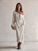 Women's Stylish Long-sleeve One-shoulder Knit Dress ZMZ0196I8SWL