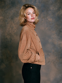 Women's Retro Suede Puff Sleeve Stand Collar Jacket ZMZ0186I1XT