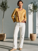 Women's Retro Elegant Casual Faux Suede Single-Breasted Jacket With Asymmetrical Placket ZMZ0215I7ZYY