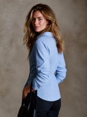 Women's French-style Striped Cotton Long-sleeve Shirt ZMZ0878I7XT