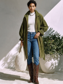 Women's Premium American-Style Vintage Faux Suede Stand-Collar Single-Breasted Jacket ZMZ0917I0ZYY