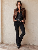 Women's Vintage-Style Casual Faux Suede Shirt Jacket ZMZ1402I6ZJY