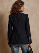 Women's Western-style Double-breasted Decorative Button-down Lapel Mid-length Coat ZMZ1560I9XT