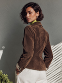 Women's American Retro Casual Faux Suede Zip-Front Jacket ZMZ1514I3ZYY