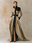 Women's Urban-Style A-Line Maxi Dress With Floral Embellishment ZMZ1847I3XT
