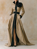 Women's Urban-Style A-Line Maxi Dress With Floral Embellishment ZMZ1847I3XT