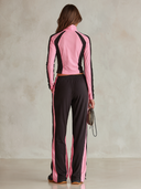 Women's Casual Color-Block Sporty Jacket And Pants Two-Piece Set ZMZ1832I7XT