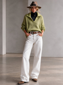 Women's Classic American-Style Casual V-Neck Long-Sleeve Loose Sweater ZMZ3061I9ZYY
