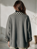 Women's Classic Casual Plaid Lapel, Cuffs, And Single-Breasted Closure Jacket ZMZ2933I8ZYY
