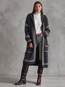 Women's Vintage-Style Casual Jacquard Knit Cardigan ZMZ0912J1XT