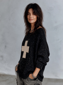 Women's Retro-Style Casual Loose-Fit Crew-Neck Long-Sleeve Sweater ZMZ0911J0ZYY