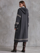 Women's Vintage-Style Casual Jacquard Knit Cardigan ZMZ0912J1XT