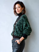 Women's Stylish & Warm Leopard Pattern Button-Front Knit Cardigan ZMZ1458J0SWL